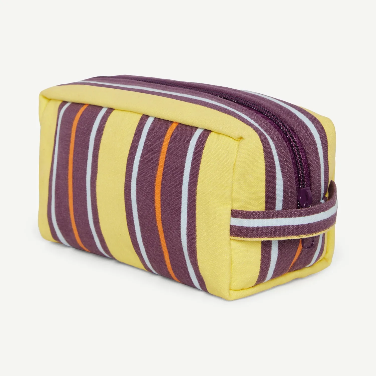 Cosmetic Organic Cotton - Plum & Custard - Image 3