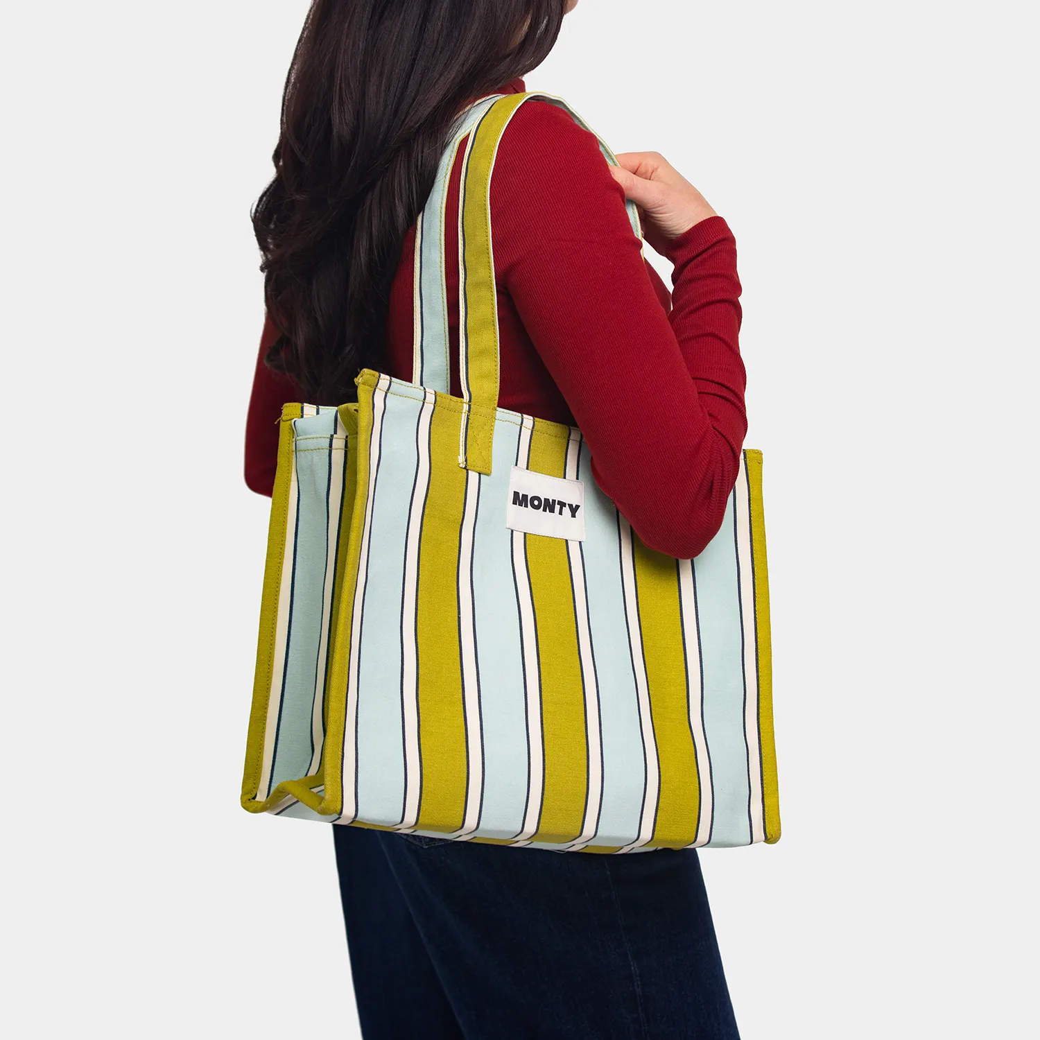 Medium Organic Cotton - Lagoon & Moss - Image 4